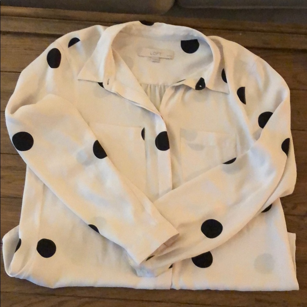 Ann Taylor Loft, petite button down 👚
